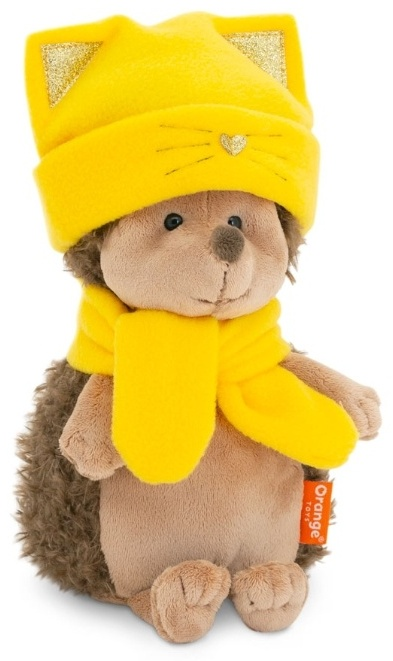 Orange Toys Мягкая игрушка Ёжик Колюнчик Шапка Котенок, 20 см, фото 1