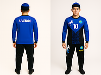 Көкпар форма,"TOO Aivengo", 48-50 размер, синяя с принтом