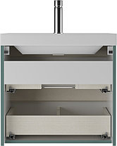 Тумба подвесная под умывальник "Classica 70" Dune Олива В2 Домино, фото 5