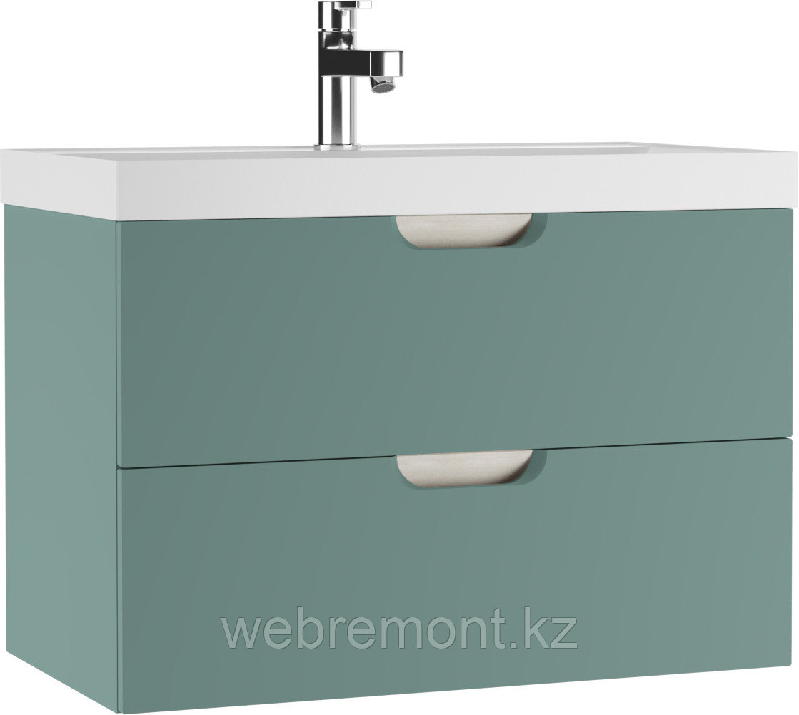 Тумба подвесная под умывальник "Classica 60" Dune Олива В2 Домино