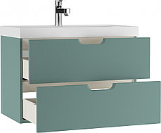 Тумба подвесная под умывальник "Classica 60" Dune Олива В2 Домино, фото 3