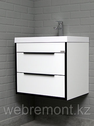 Тумба подвесная под умывальник "Bazis 60" Forta B2 Белый Домино, фото 1