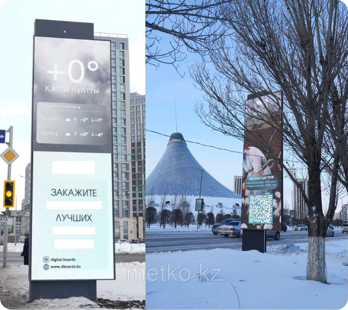 Медиаборд: пр. Туран ул. Достык (ТРЦ «Ханшатыр»), фото 1