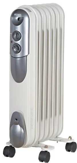 Масляный радиатор ОМПТ- 7Н (1,5 кВт) Ресанта, фото 1