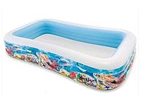 Надувной бассейн Морская жизнь, 305х183х56 см, INTEX