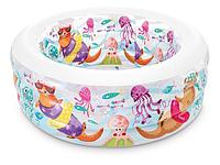 Надувной детский бассейн Little Otter, 152х56 см, INTEX