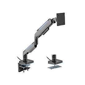 Настольный кронштейн с газлифтом XG MGG-1749 grey для 1 монитора (17"-49") Серый