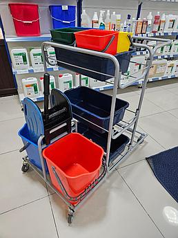 Уборочная тележка на металлической основе: идеальное решение для гостиниц и офисов