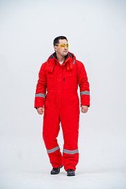 PROSAFE 1102W,  комбинезон огнеcтойкий зимний, с антистатиком, цвет красный.