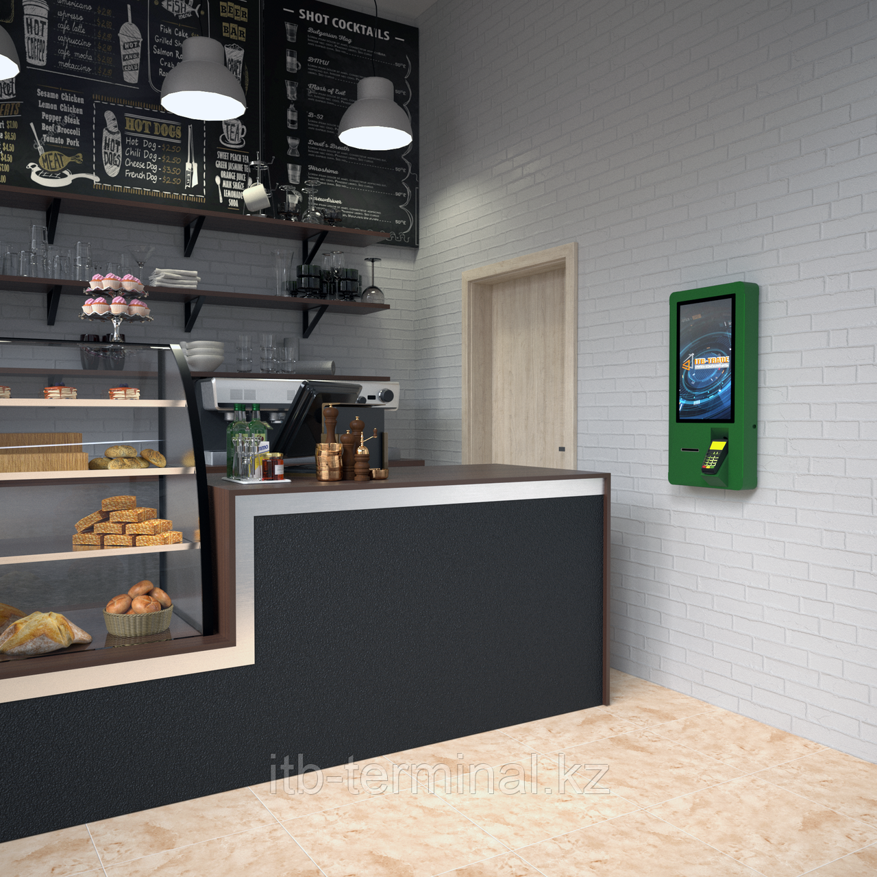 Электронный кассир ЭК-9. Навесной 21,5", фото 1