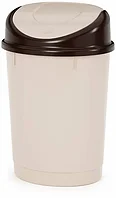 Контейнер для мусора бежевый 12л М1549