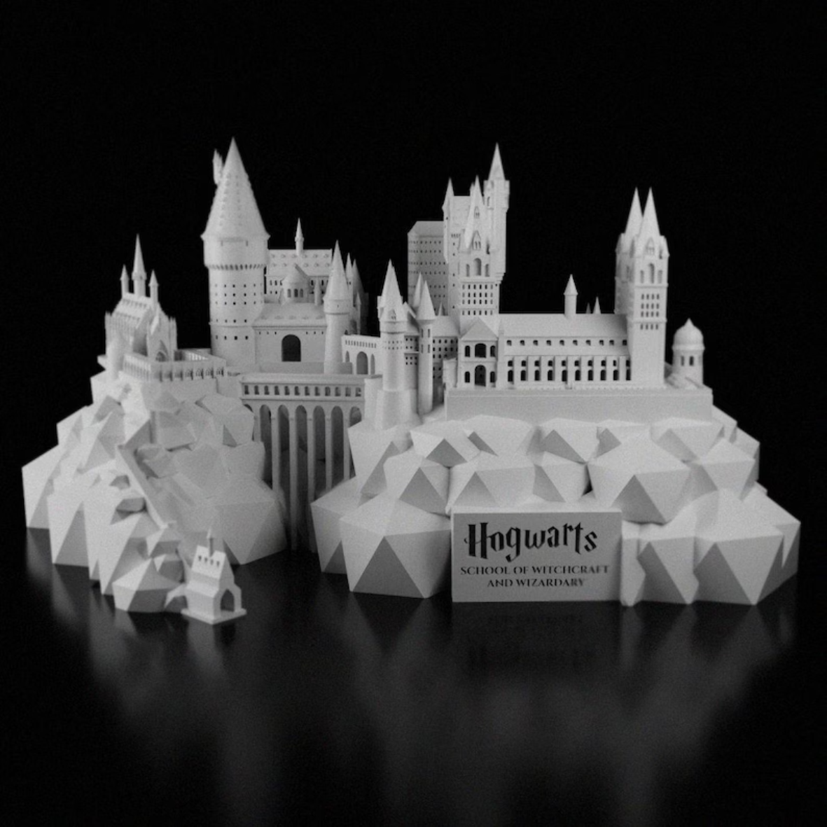 Сувенирная модель замка Хогвартс