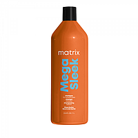 Шампунь для гладкости непослушных волос с маслом Ши Matrix Total results Mega Sleek shampoo 1000 мл.