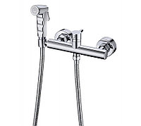 Смеситель с гигиеническим душем Bravat, хром (D9140CP-RUS)