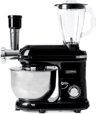 Кухонный комбайн Leadbros SM-1301BMS черный