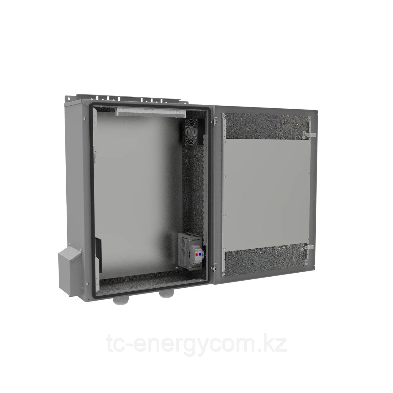Шкаф уличный серии OWC, 800х650х250, в составе: обогрев, вентиляция, 2 монтажные панели (Комплект №1), фото 1