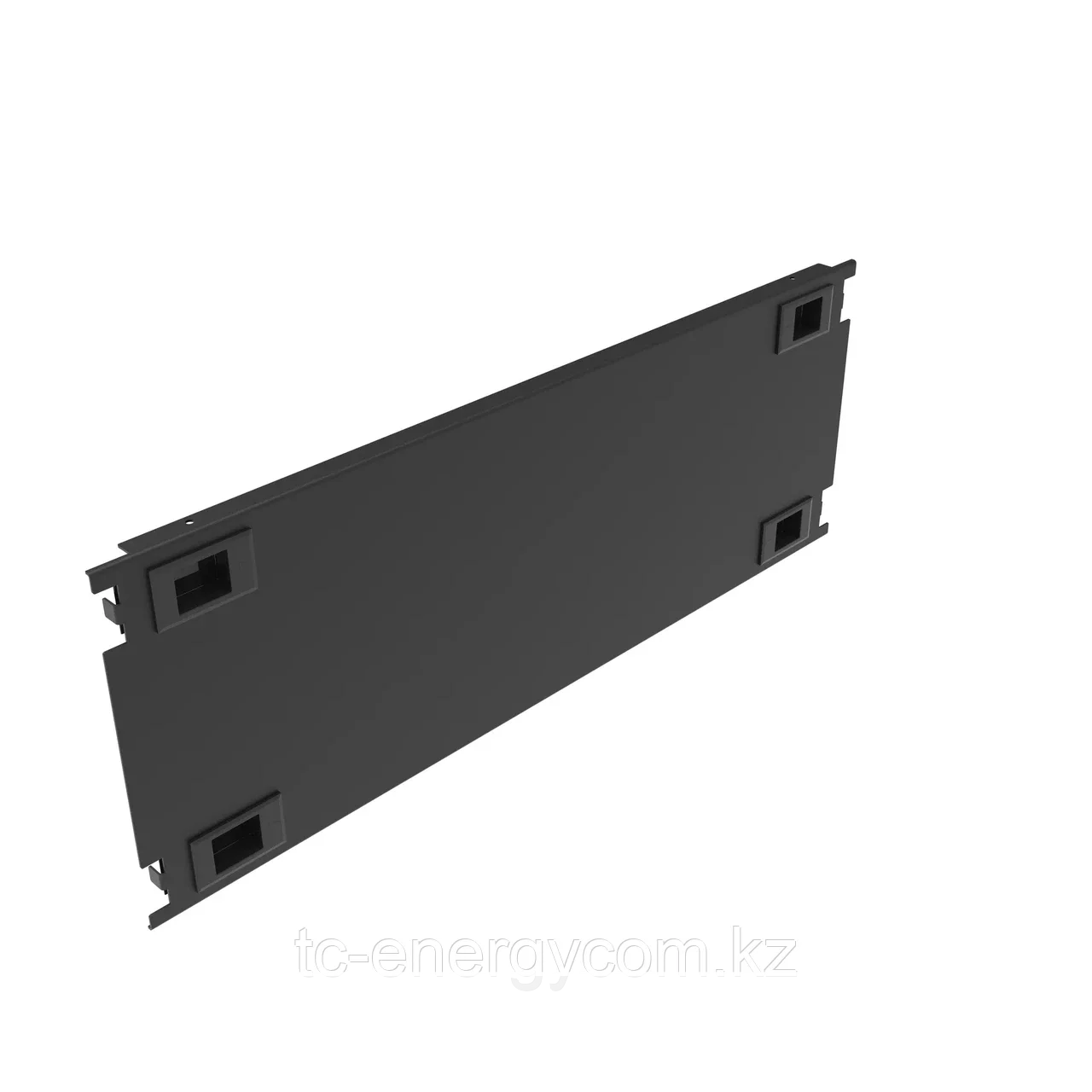 Заглушка 4U в телекоммуникационный шкаф 19", пластиковая защелка, монтаж без инструментов, фото 1