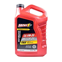 Моторное масло MAG1 High Mileage Synthetic Blend 5W-30 Motor Oil 4.73L