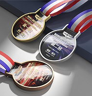 Медаль наградная YCZ-0015 ("золото" / "серебро" / "бронза" )