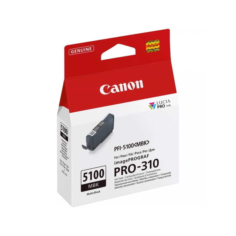 Картридж Canon PFI-5100 Matte Black для imagePROGRAF PRO-310 6951C001, фото 1