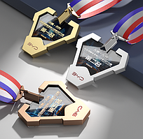 Медаль наградная YCZ-0012 ("золото" / "серебро" / "бронза" )