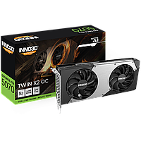 Видеокарта INNO3D GeForce RTX 5070 Twin X2 OC 12GB GDDR7