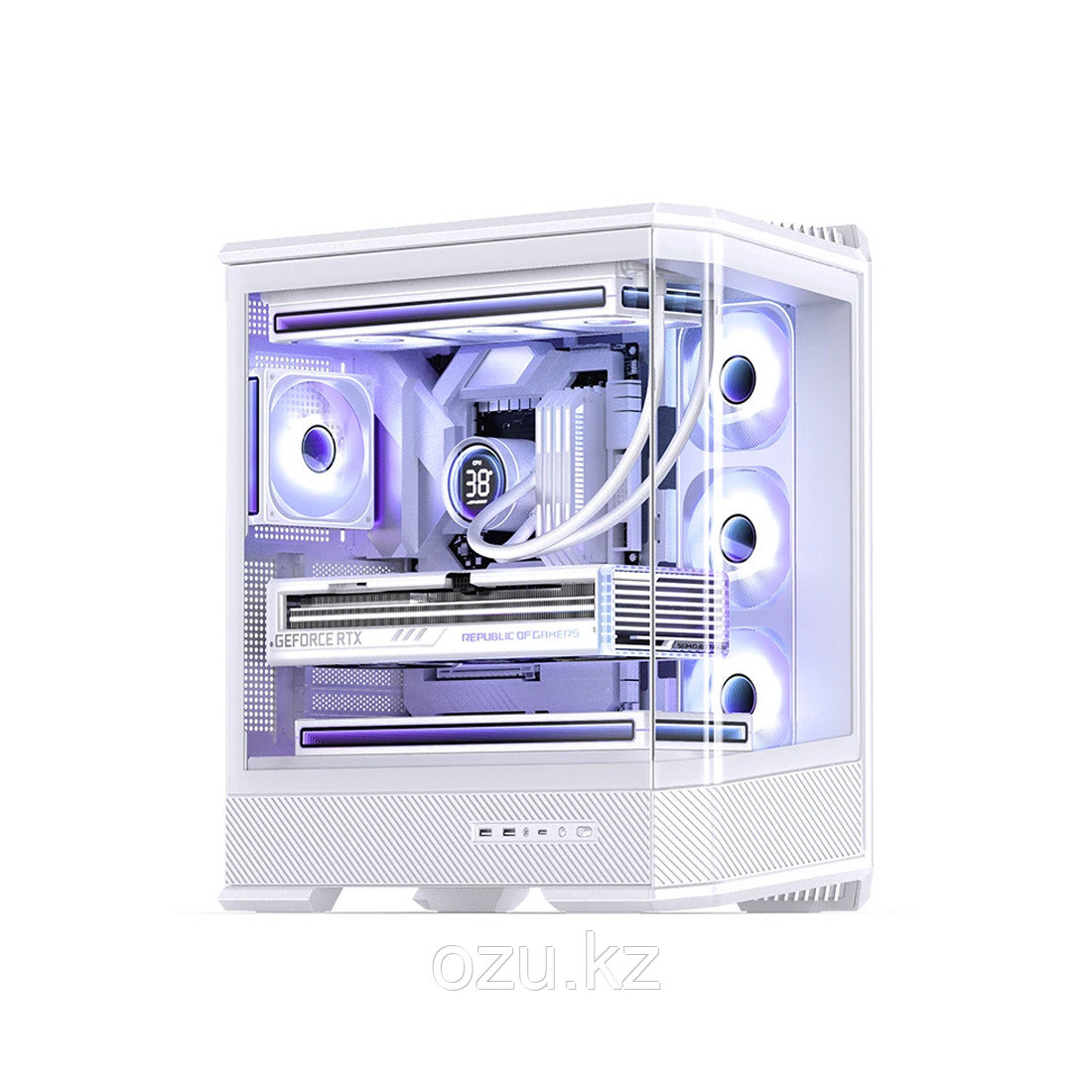 Компьютерный корпус Jonsbo D400 White без Б/П, фото 1