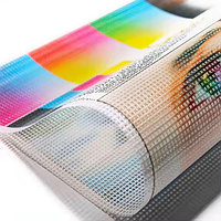 Перфорированный баннер (сетка баннер) 400 гр(3.2*50M)