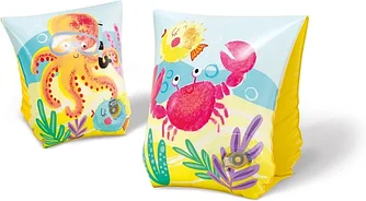 Надувные детские нарукавники Intex 23х15 см Морские обитатели от 3 до 6 лет