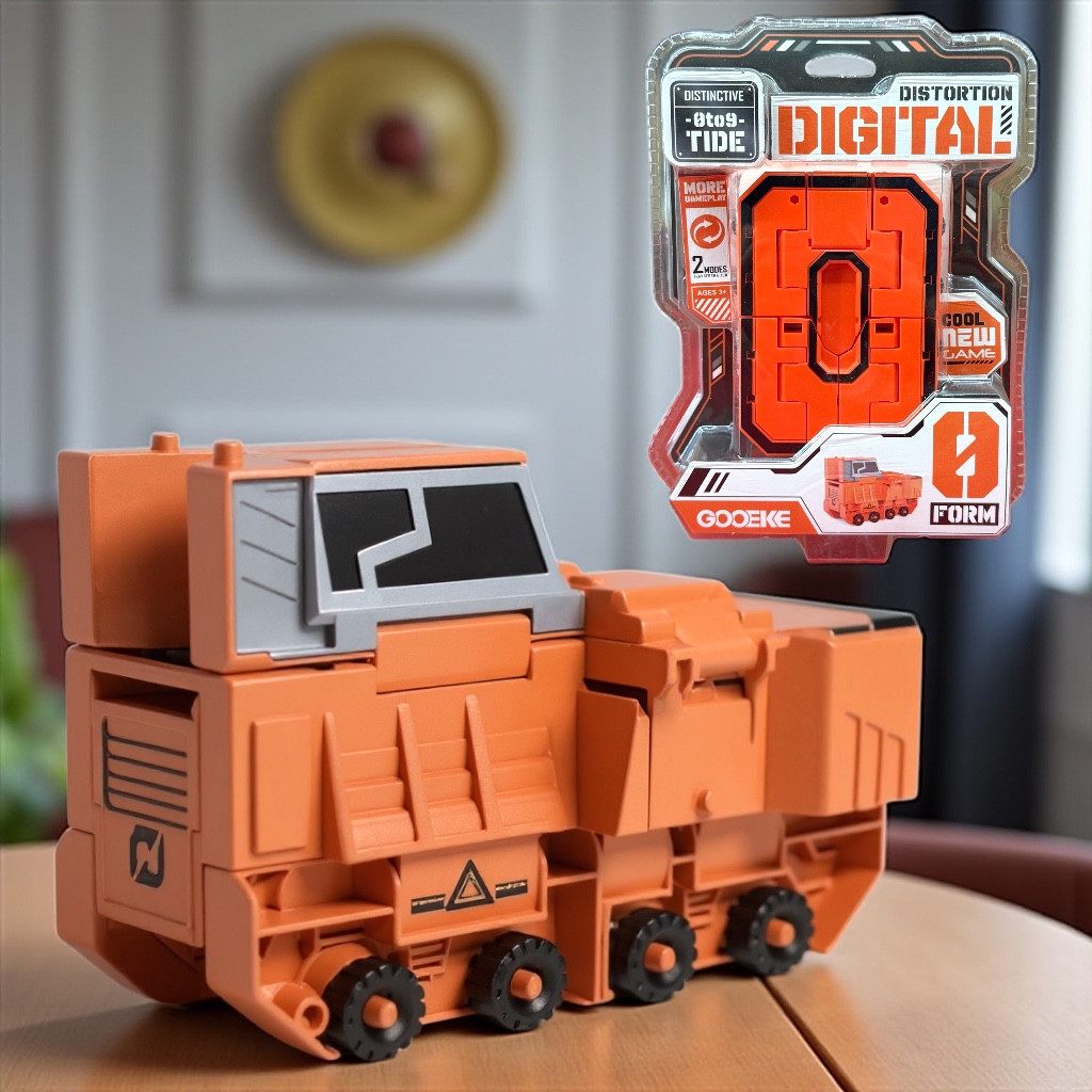 139-10 Трасформер в цифру "0" 19*15см, фото 1