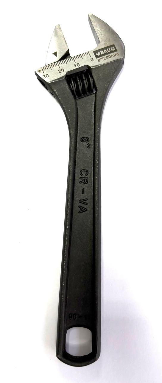 Baum Ключ разводной 8", фото 1