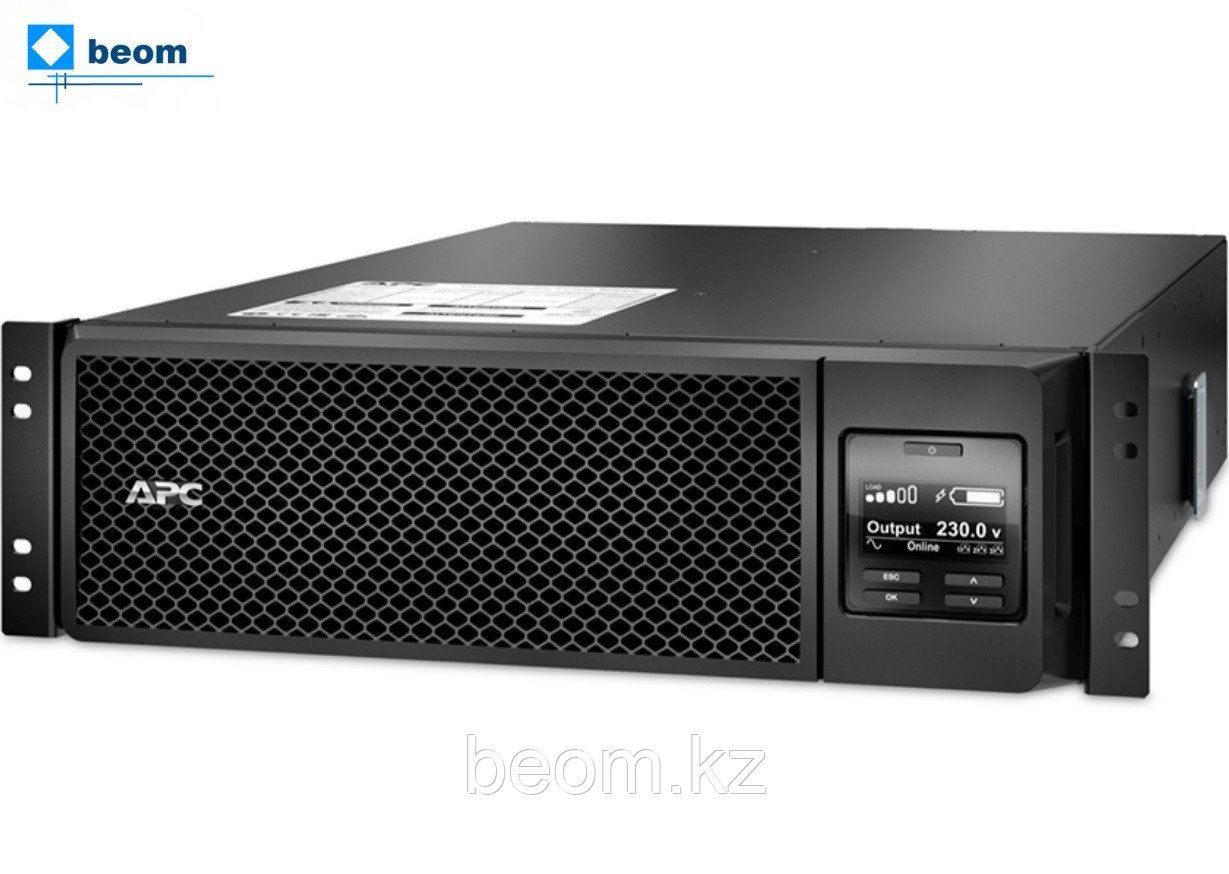 Источник бесперебойного питания APC Smart-UPS SRT5KRMXLI (5000ВА/4500Вт | 230В | Стоечный 3U | Вых: 6x C13+4x C19 IEC | Онлайн), фото 1
