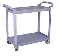 Тележка H04015 с 2-уровневой пластиковой полкой