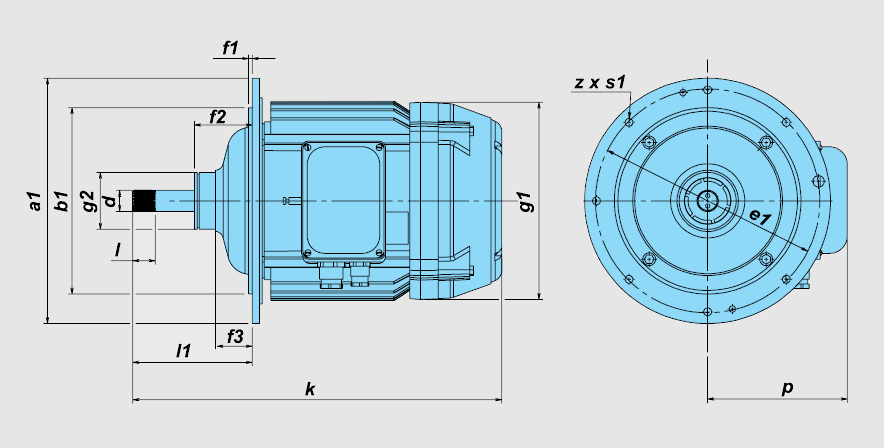 Электродвигатель подъема, односкоростной, серии T КГЕ 2011-6ТР1 KGE 2011-6TP1 КГ 2011-6 ТР1 KG 2011-6 TP1, фото 1