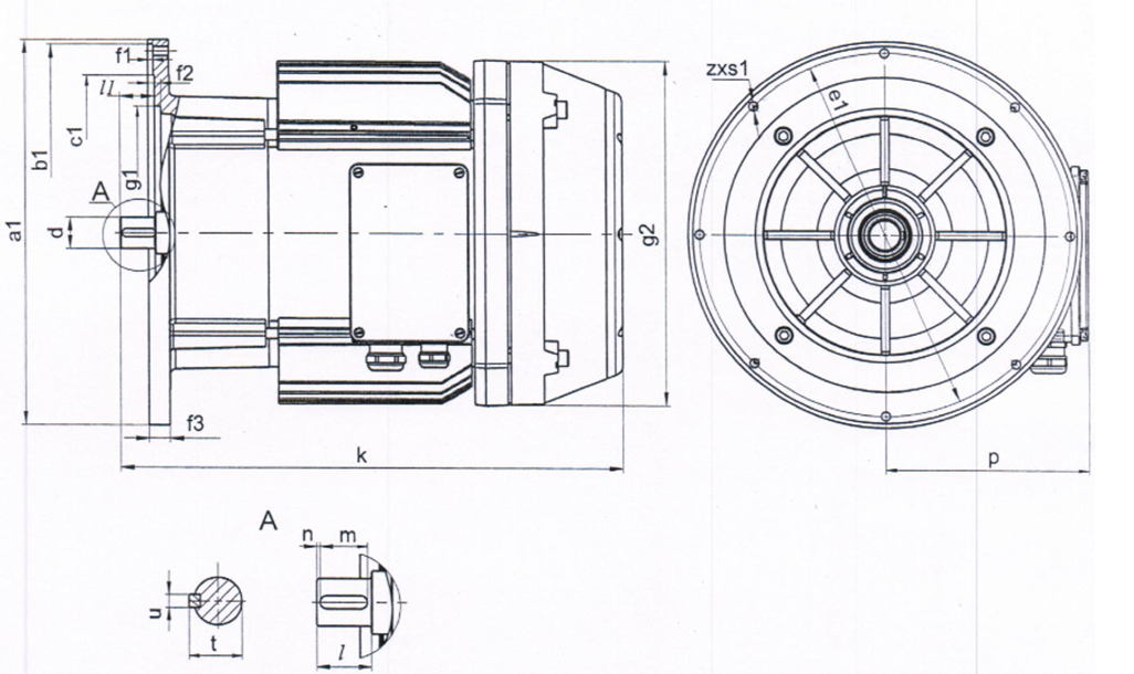 Электродвигатель подъема МКЕ 2011-6 10029 Янтра, фото 1