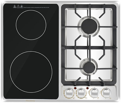 Комбинированная варочная поверхность Hausberg HB-4422BL