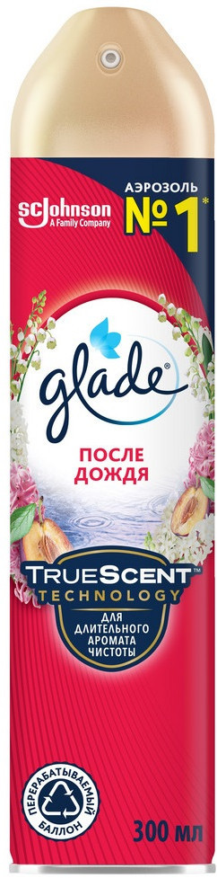 Освежитель воздуха Glade "После дождя", 300 мл