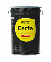 CERTA до+1200°С черный эмаль антикоррозионная термостойкая Церта (25кг)