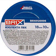 Изолента Brix ПВХ цвет синий, 10 м х 18 мм