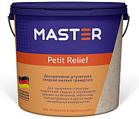 Декоративная краска MASTER акриловая Petit Relief Травертин моющаяся, влагостойкая, возможность колеровки 25