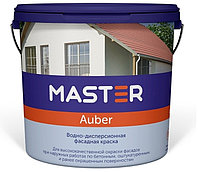 Краска MASTER водоэмульсионная Auber 25 кг, белый цвет