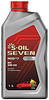 Моторное масло Синтетическое S-OIL Red #7 5W-40 1 л