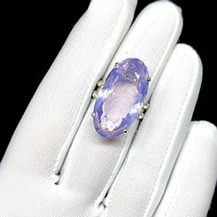 Роскошное кольцо с натуральным Лавандовым Кварцем. эксклюзив