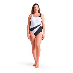 Купальник слитный Arena Liliana black white