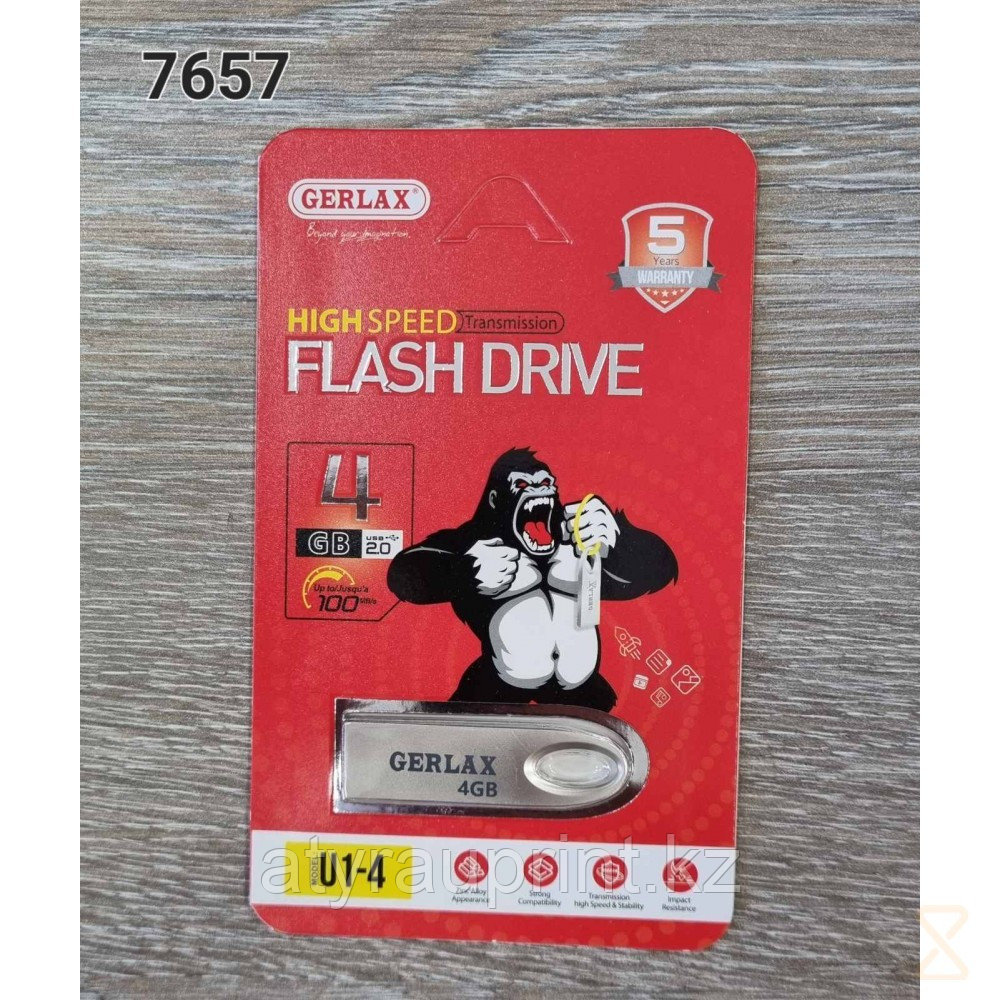 Флеш накопитель Gerlax 4гб U1-4, фото 1