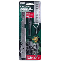 ROCKFORCE Набор фиксаторов для обслуживания двигателей Ford, Mazda, Volvo 5 предметов(1.25, 1.4, 1.6, 1.8, 2.0