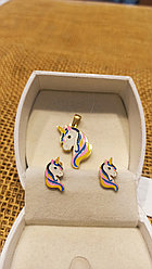 Детские серьги и подвеска ( пр.Абая 141 ,)