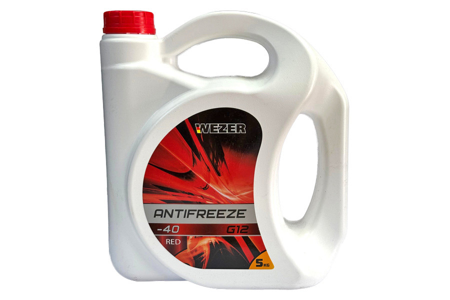 Антифриз WEZZER красный 5кг. (2шт), фото 1