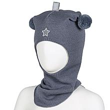 Шапка детская Kivat slate grey, star 489-79