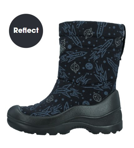 Обувь детская Kuoma Lumi  Black space reflective, фото 1